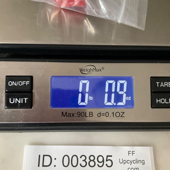 VTG New N/tags Chunky Artisan Handmade Orange Red Ceramic Ring Plus Size 9-9.5 - Picture 6 of 6